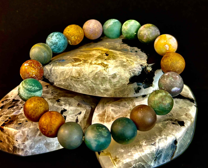 Grounded Strength Fancy Jasper Bracelet - Smokin Resin Company