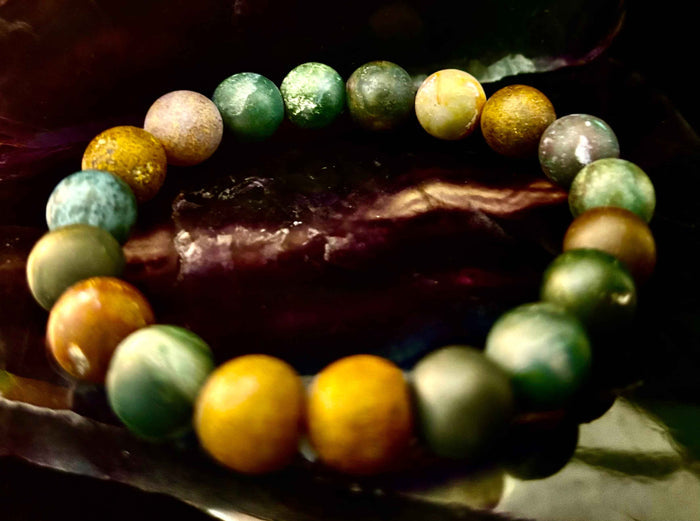 Grounded Strength Fancy Jasper Bracelet - Smokin Resin Company