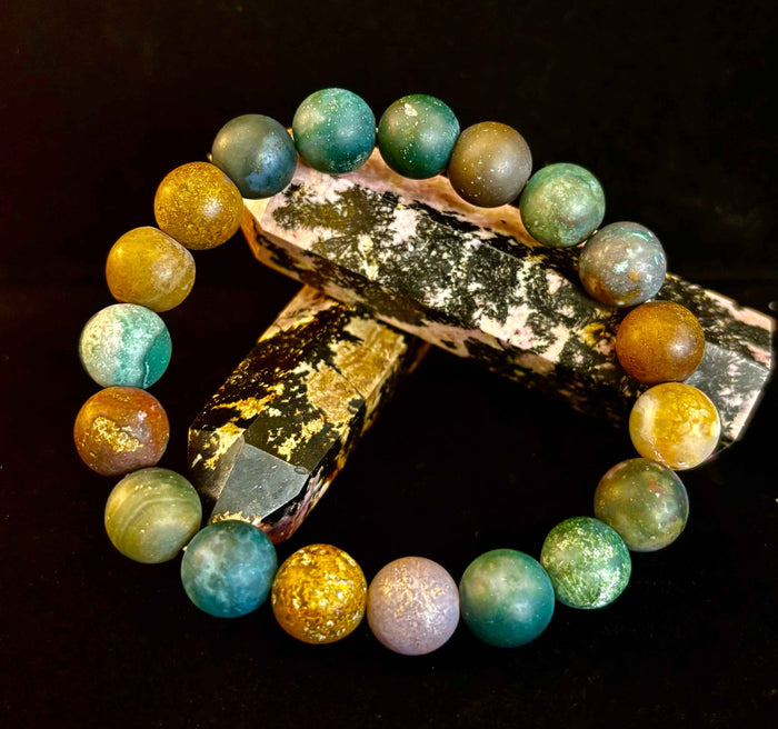 Grounded Strength Fancy Jasper Bracelet - Smokin Resin Company