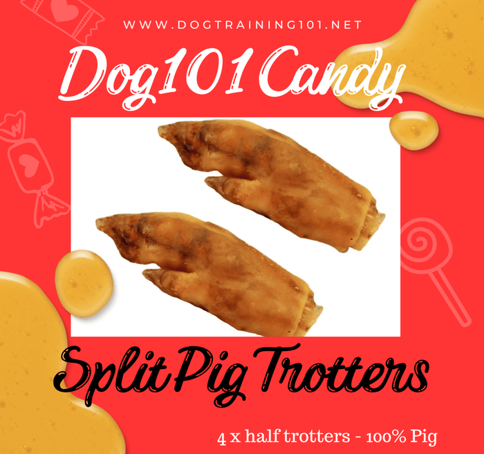 Dogtraining101 Half Pig Trotters x 4