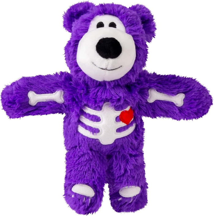 Kong dark purple Halloween Wild Knots Skeleton Bear Assorted Md/Lg