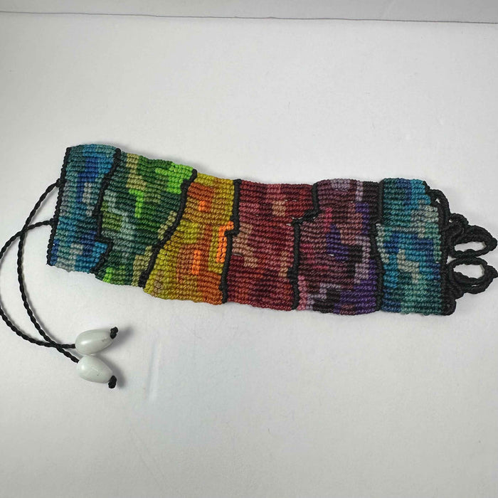 Hand Woven Rainbow Bracelet - Smokin Resin Company