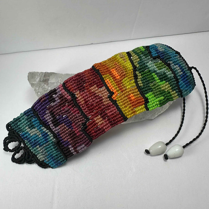 Hand Woven Rainbow Bracelet - Smokin Resin Company