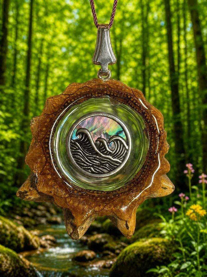 Handmade Pendant | Unique Nature-Inspired Pinecone Jewelry