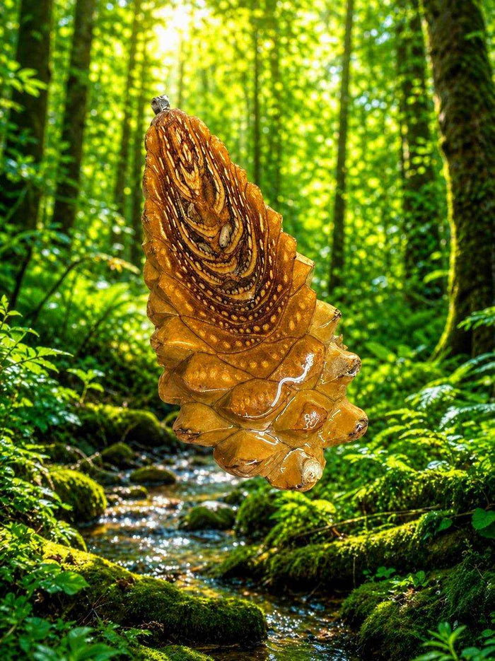 Handmade Pinecone Pendant | Celebrate Nature's Beauty with Unique Artisan Jewelry