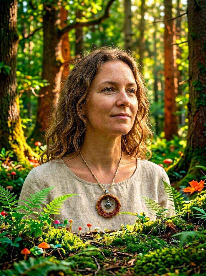 Handmade Turtle Pendant: Embrace Nature's Wisdom with a Unique Charm