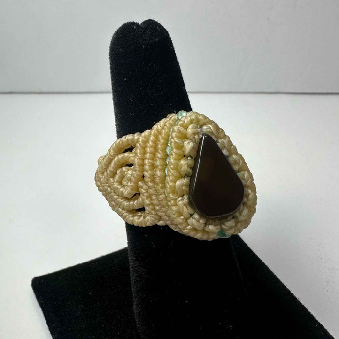 White Teardrop Agate
