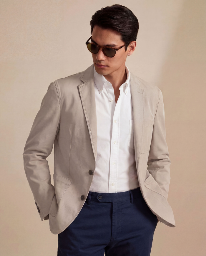 Sand Cotton Twill / Made to Measure / Standard