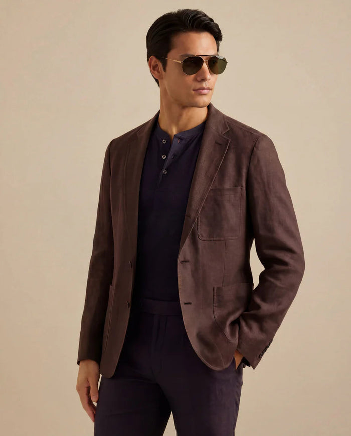 Turkish Coffee Linen / Made to Measure / Standard