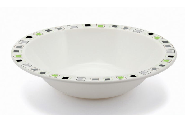 Harfield Duo Polycarbonate Bowl 17.3cm With Patterned Rim (026P)