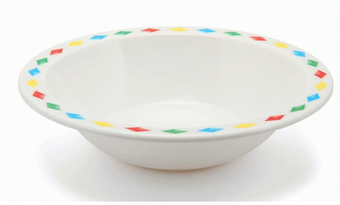 Harfield Duo Polycarbonate Bowl 17.3cm With Patterned Rim (026P)