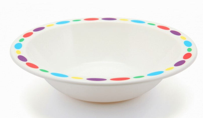 Harfield Duo Polycarbonate Bowl 17.3cm With Patterned Rim (026P)