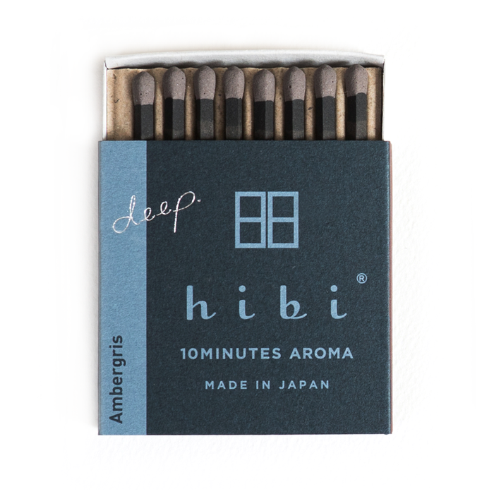 HIBI 8 Incense Matches - Ambergris