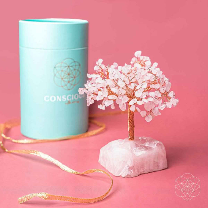 Home Sweet Home - Feng Shui Rose Quartz Tree