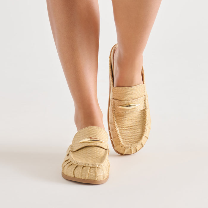 JODERO FLATS LT NATURAL RAFFIA