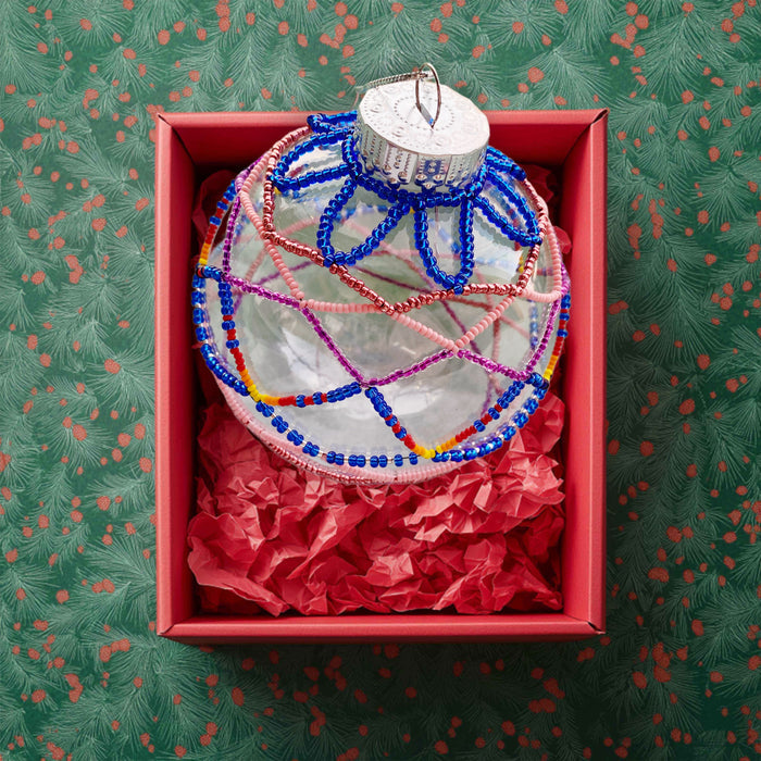 Jumbo Beaded Ornaments Made By Raquel Perez