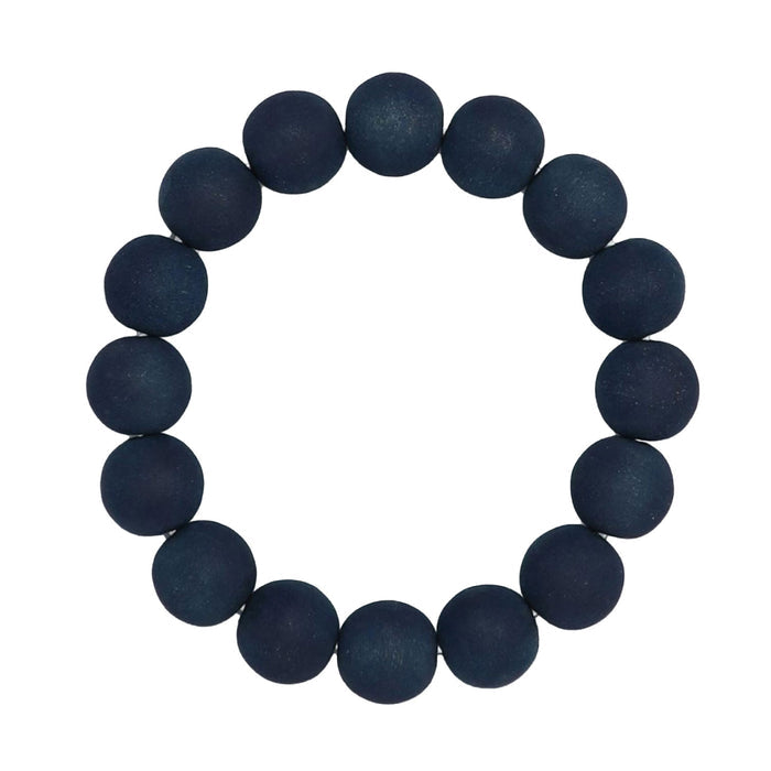 JUZU Bead Bracelet - Indigo Mountain Cherry Blossom