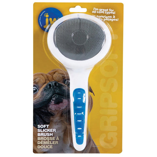 JW JW GripSoft SOFT PIN SLICKER BRUSH 25.4x14cm