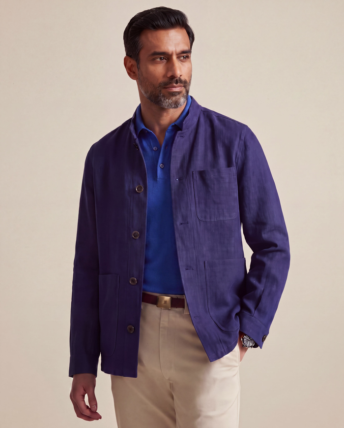Made to Measure / Navy Linen / Standard