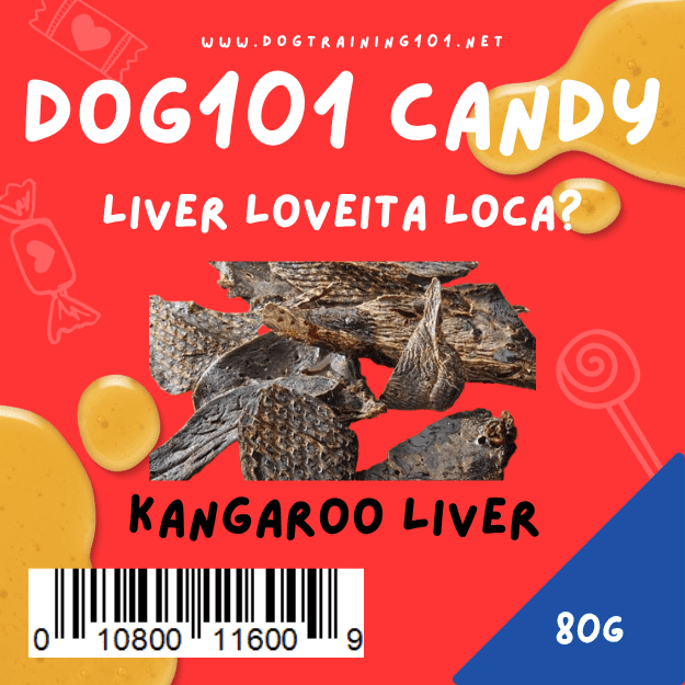Dogtraining101 80g Kangaroo Liver
