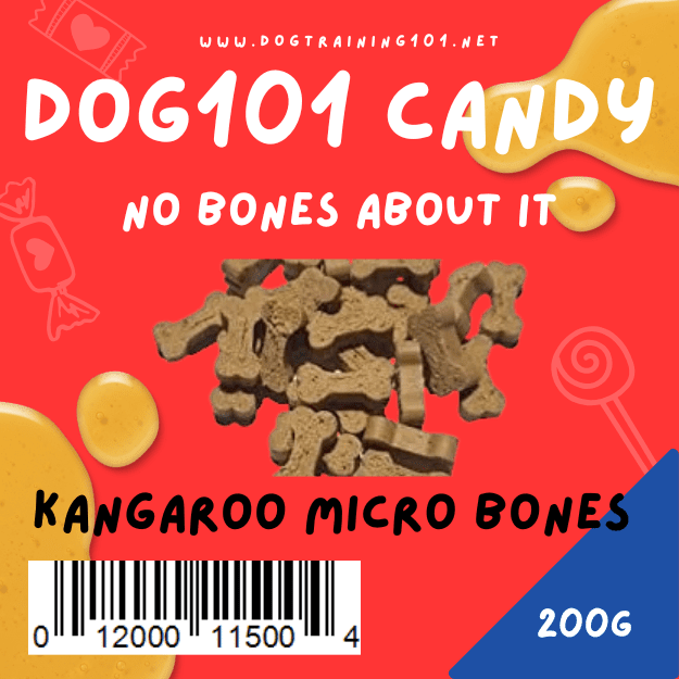 Dogtraining101 100g Kangaroo Micro Bones Training Treats