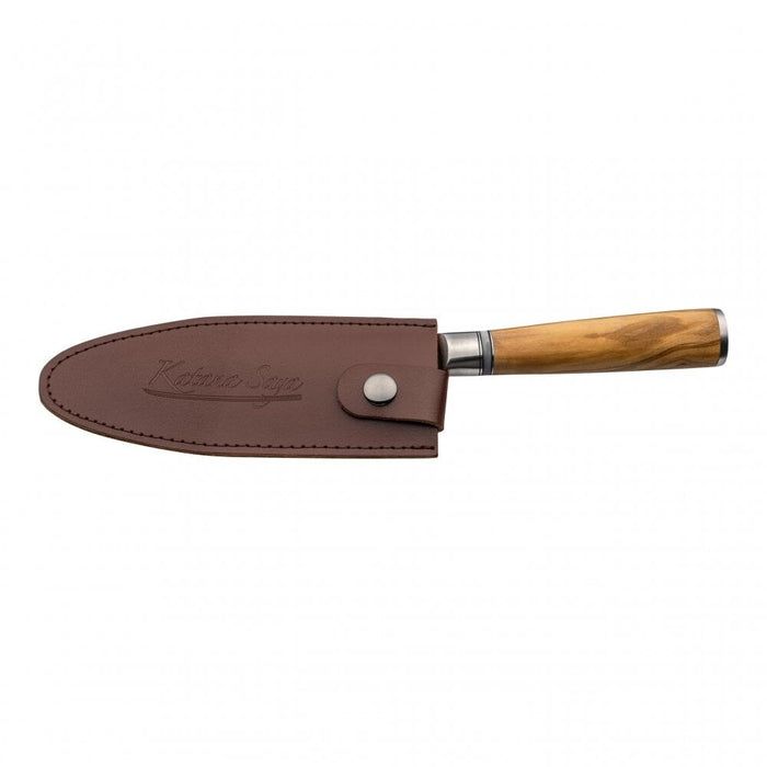 Katana Saya Olive Wood Handled Boning Knife 15cm (Kso-13)