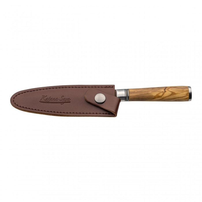 Katana Saya Olive Wood Handled Paring Knife 9cm (Kso-11)
