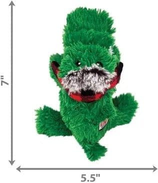 Kong KONG Cozie Snuggle Dog Toy Christmas Holiday Alligator