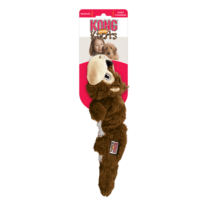 Kong Small KONG Scrunch Knot Squirrel