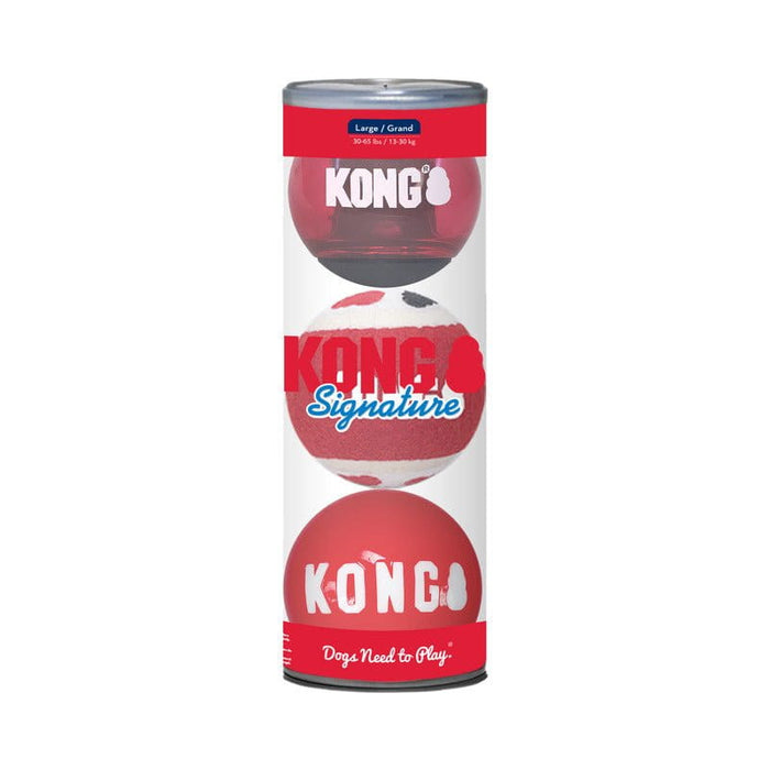 Kong KONG® Signature Balls 3-pk Assorted Lg