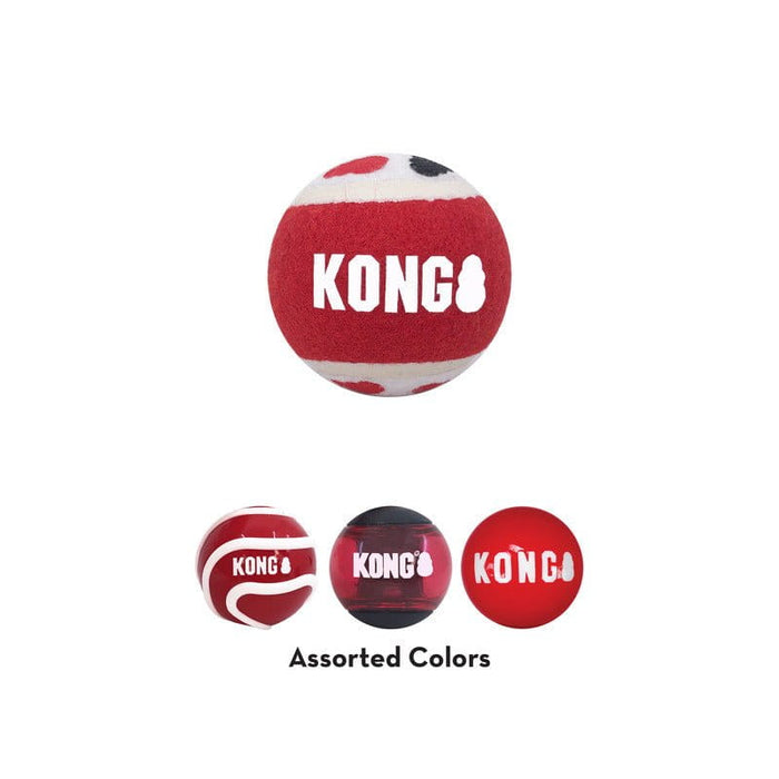 Kong KONG® Signature Balls 4-pk Assorted Md
