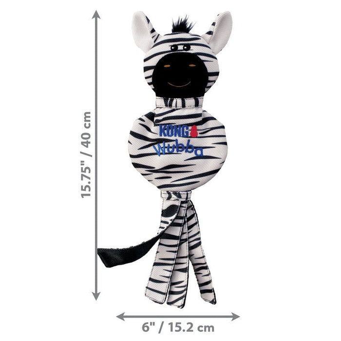 Kong KONG® Wubba No Stuff Zebra Lg