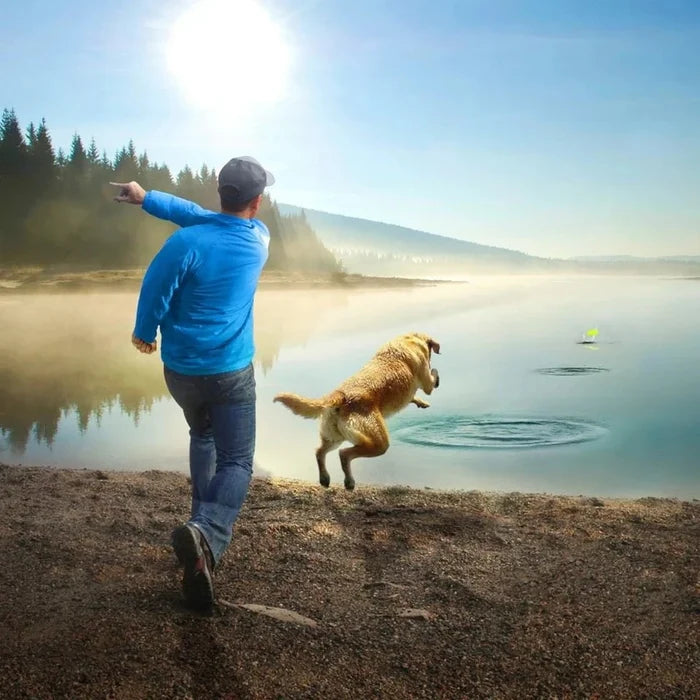 Kurgo Kurgo -Skipping Stones Floating Fetch Dog Toy