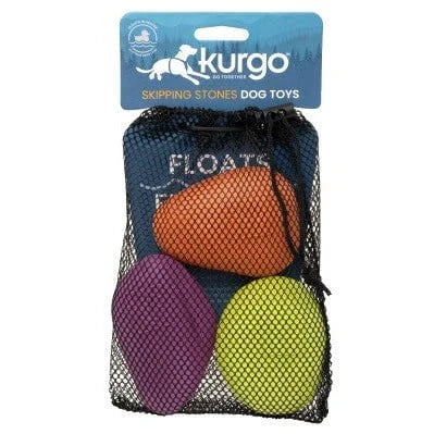 Kurgo Kurgo -Skipping Stones Floating Fetch Dog Toy