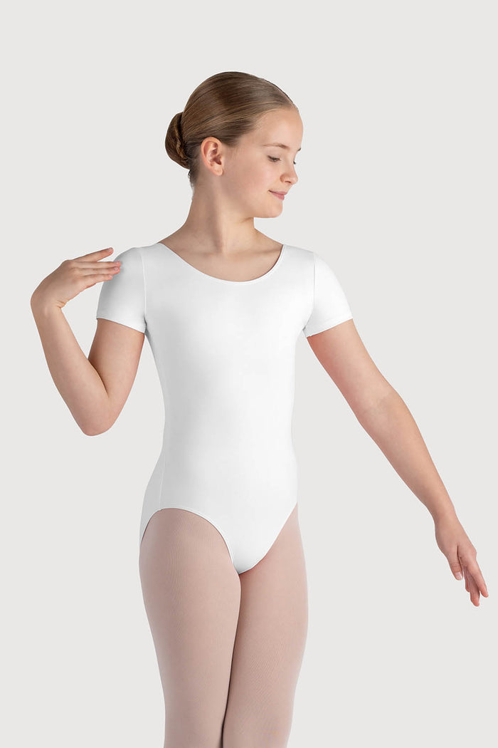 L0802G - Bloch Overture Olisia Short Sleeve Girls Leotard