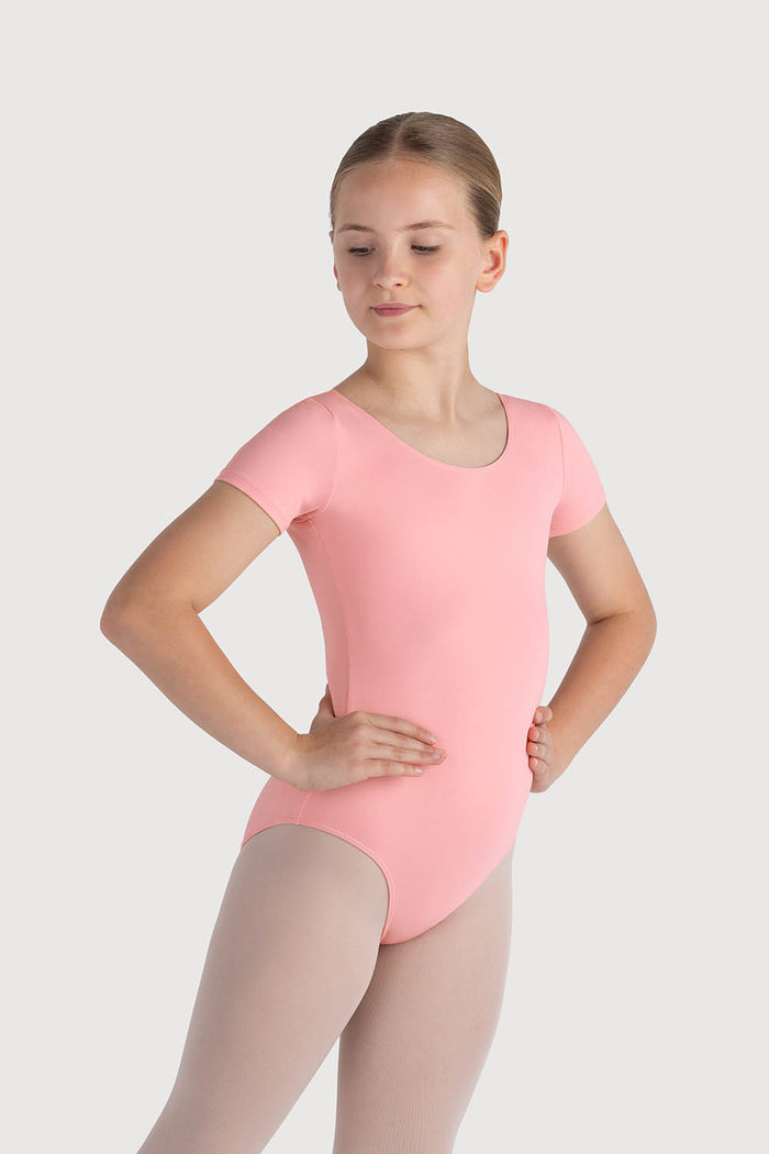 L0802G - Bloch Overture Olisia Short Sleeve Girls Leotard