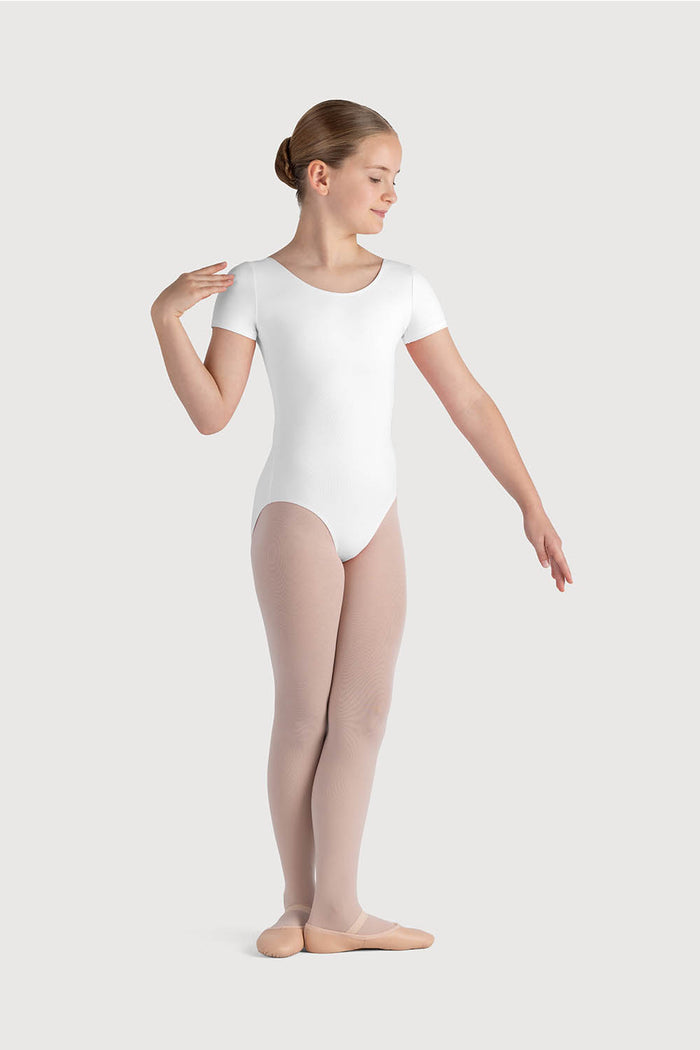 L0802G - Bloch Overture Olisia Short Sleeve Girls Leotard