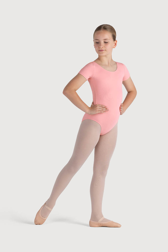 L0802G - Bloch Overture Olisia Short Sleeve Girls Leotard
