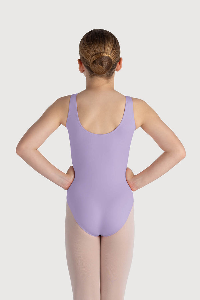 L0828G - Bloch Overture Odetta Sleeveless Pleat Girls Leotard