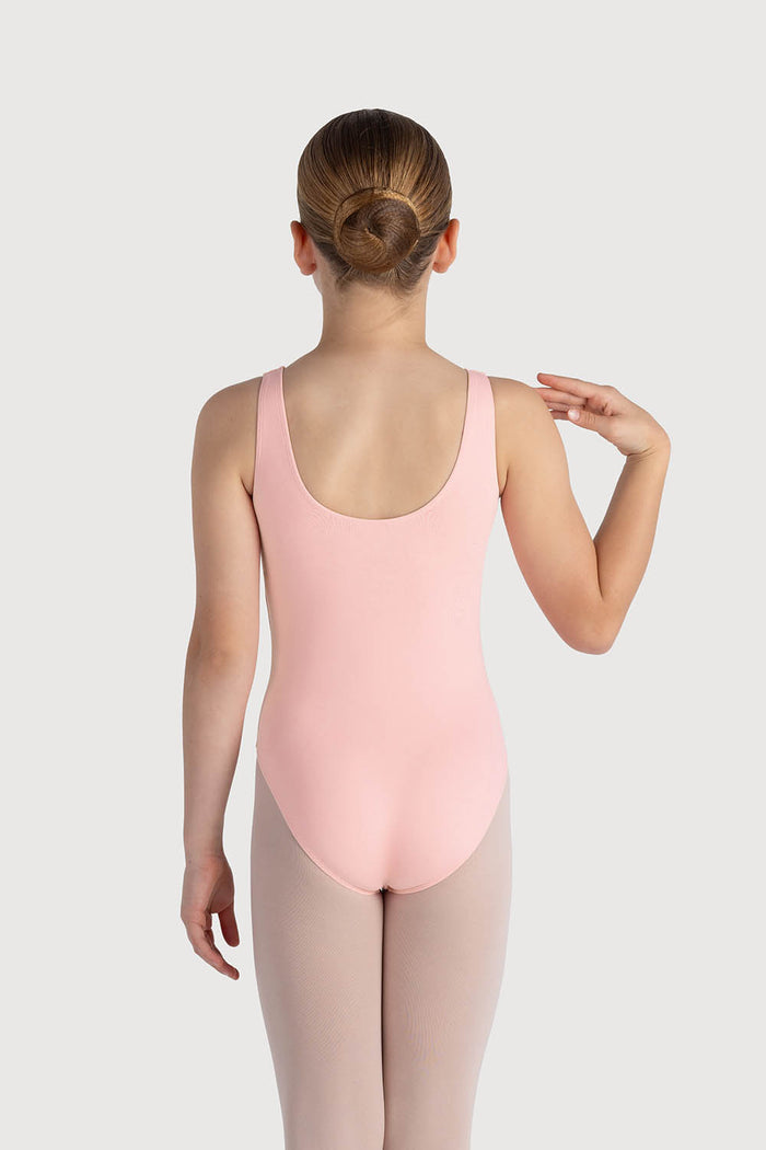 L0828G - Bloch Overture Odetta Sleeveless Pleat Girls Leotard