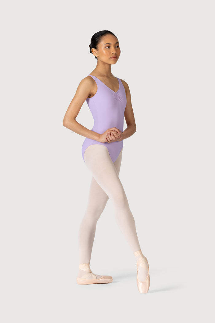 L0828L - Bloch Overture Odetta Sleeveless Pleat Womens Leotard