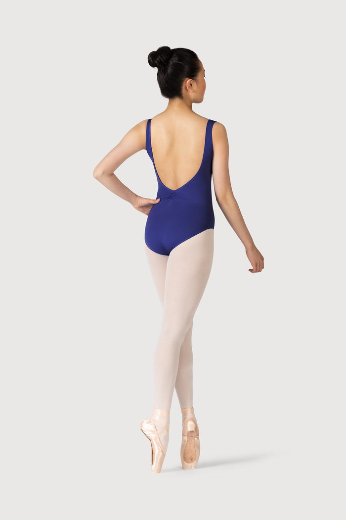 L3866SB - Bloch Microlux™ Gayleena Empire Gathered Front Wide Strap Leotard