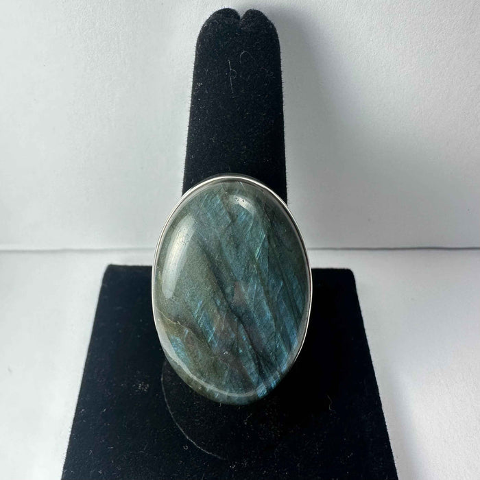 Labradorite Ring - Size 9.5 - Smokin Resin Company