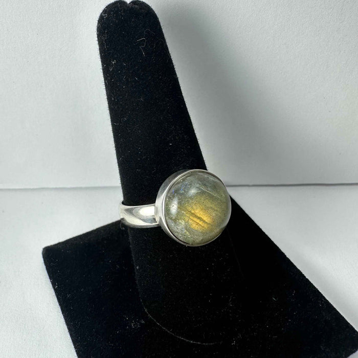 Labradorite Ring - Size 9 - Smokin Resin Company
