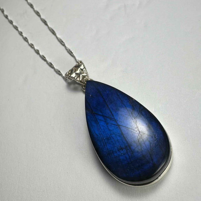 Labradorite Teardrop Pendant