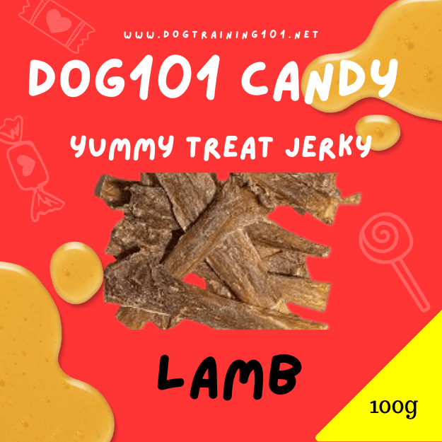 Dogtraining101 Lamb Jerky Training Treats 100g