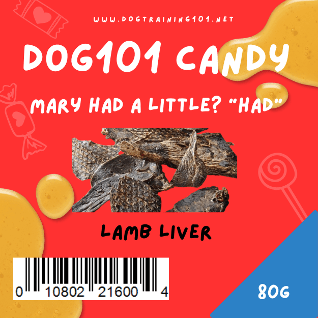 Dogtraining101 Treats 80g Lamb Liver
