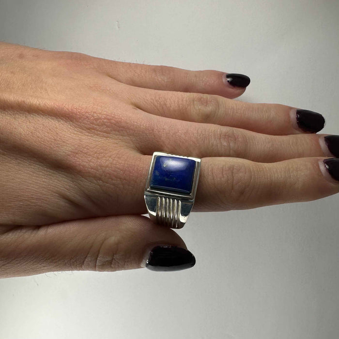Lapis Lazuli Ring - Size 10.5 - Smokin Resin Company