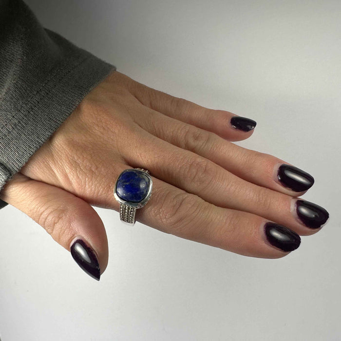 Lapis Lazuli Ring - Size 9.5 - Smokin Resin Company