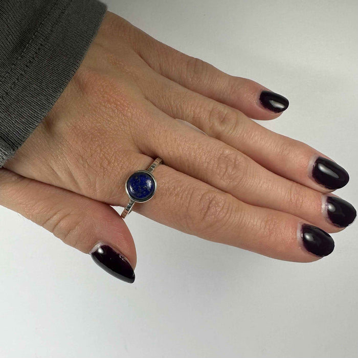 Lapis Lazuli Ring - Size 9 - Smokin Resin Company